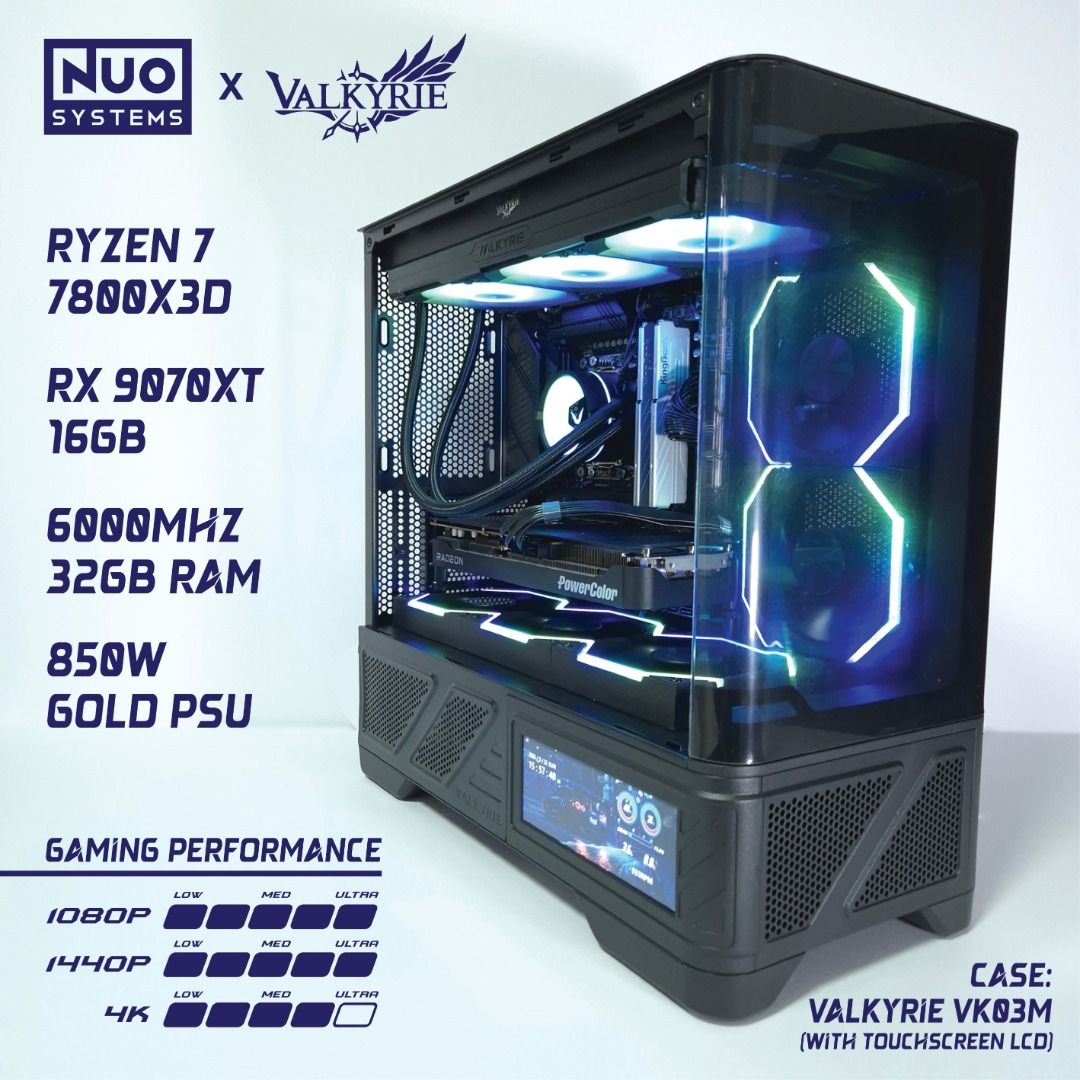 RYZEN 7800X3D | RX 9070XT 16GB | 32GB 6000MHz