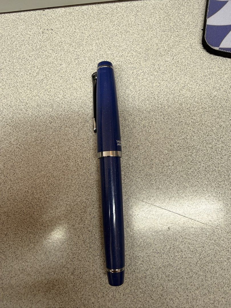 Sailor Lecoule Powerstone - Lapis Lazuli <MF> (Category: Stationery & School Supplies) located in Manila. Submitted by chopsticks2go (Listing ID 1427997747, Image 2). Description: Selling my Sailor Lecoule <MF> Currently inked with Sailor Black (cartridge) it also comes with its box! P1,200 RFS: I use my other pens more MOP: Gcash, BPI, Metrobank Delivery via GogoExpress, Grab or Lalamove c/o buyer (Location: Katipunan).