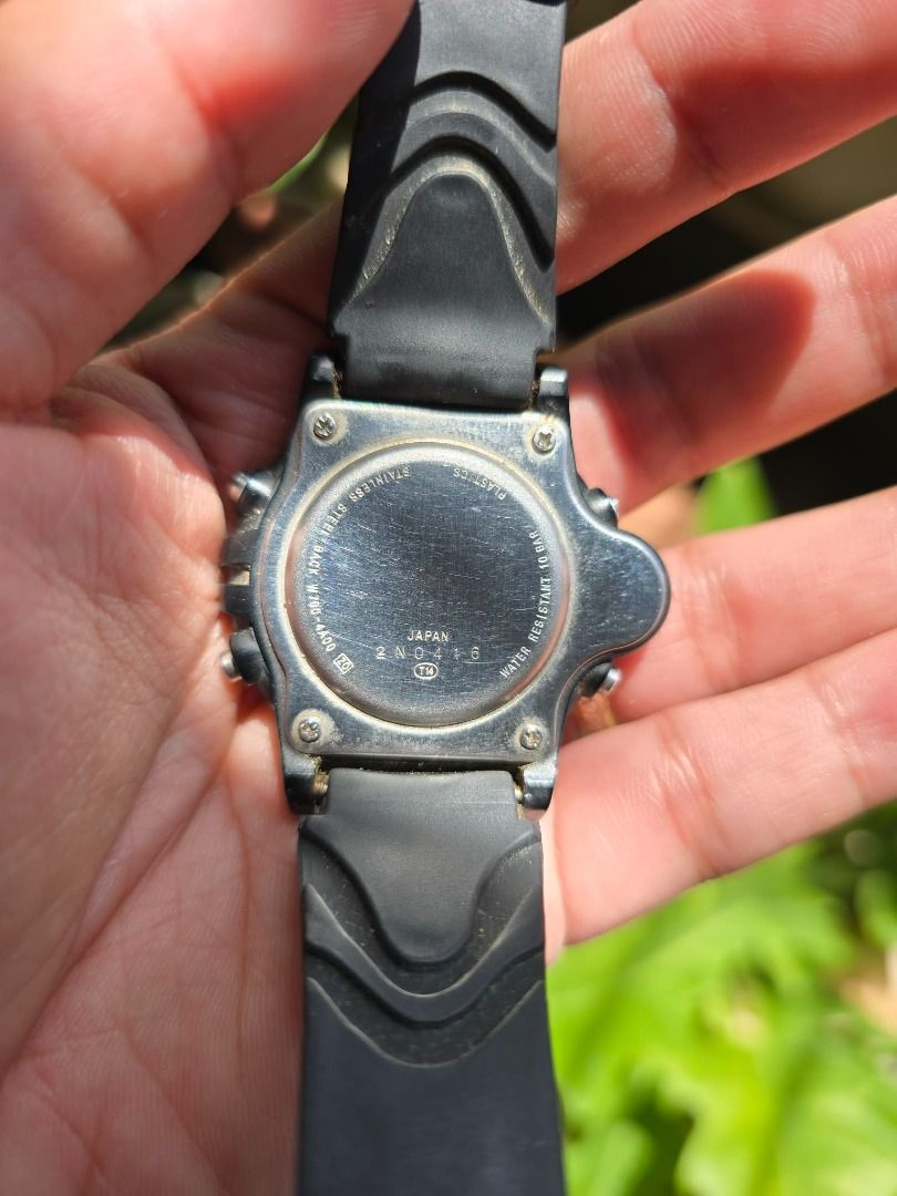 Seiko Alba “Thermo Memory” digital wristwatch (Category: Men's Watches) located in Manila. Submitted by timearcph (Listing ID 1427958419, Image 2). Description: This is a vintage Seiko Alba “Thermo Memory” digital wristwatch, specifically from the late 1980s to early 1990s. It’s part of the Alba line by Seiko, known for multifunction sports watches, and models like the W700-4A00 and W701-4A00 are the most common variants. - Brand: Alba (a Seiko s