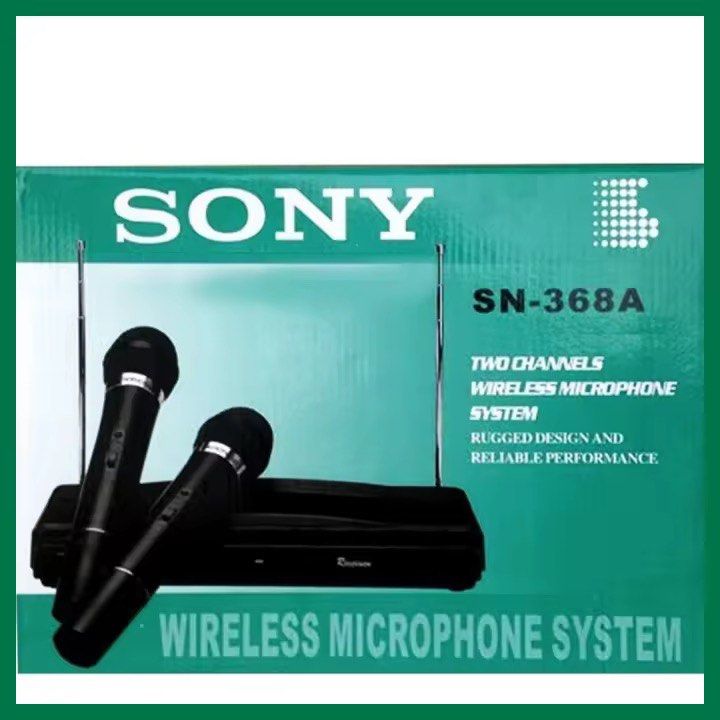 SONY 368A MICROPHONE (Category: Microphones) located in Balanga. Submitted by strawberrypoptart (Listing ID 1427959868, Image 1). Description: - SONY SN-368A Wireless Microphone System - Two-channel wireless microphone system - Rugged design - Reliable performance - Includes two microphones - Includes receiver.