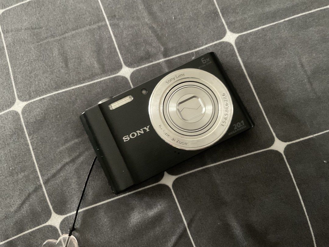 Sony Digital Camera with 6x Optical Zoom (Category: Cameras) located in Pasig City. Submitted by m_decluttering (Listing ID 1427954421, Image 1). Description: SONY CYBERSHOT DSC W810 black - 20.1mp - 6x optical zoom - lens is clean - flash and all buttons are working - body cosmetics 8/10 - CRISP OUTPUT - READY TO USE - crowd’s fave! - first owner!!! - has beauty effects +you can adjust it! - NO FUNCTIONAL ISSUES inclusions - unit, original sony 