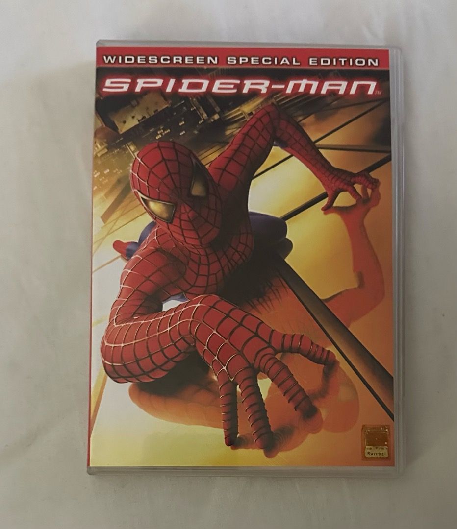 Spider-Man Widescreen Special Edition DVD (Region 3) (Category: CDs & DVDs) located in San Juan City. Submitted by looneybin559 (Listing ID 1427976131, Image 1). Description: Spider-Man Widescreen Special Edition DVD. Includes two discs. Disc one features widescreen presentation, audio options, and special features. Disc two includes more special features, including behind-the-scenes content and a Spider-Man comic archive. The DVD is from Columbi
