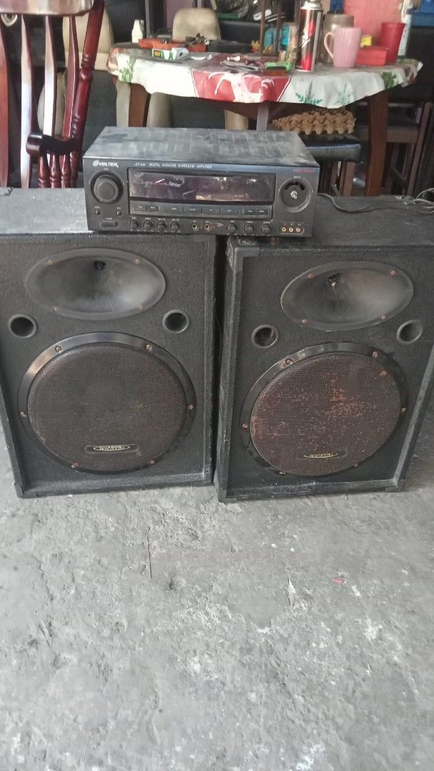Stereo Receiver and Speaker Set (Category: Soundbars, Speakers & Amplifiers) located in Quezon City. Submitted by madelrivera (Listing ID 1427954955, Image 3). Description: SPEAKER KSAMA AMFLIFIER 3200 ISSUE ISA LNG GUMAGANA KYO N PO MAGPAGAWA LOCATION CARLOS EXTENSION SAN BARTOLOME NOVA QC.