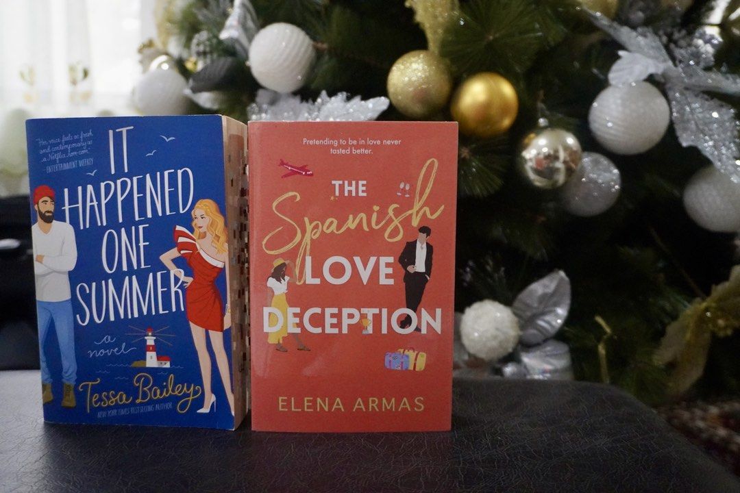 The Spanish Love Deception & It Happened One Summer (Category: Storybooks) located in Manila. Submitted by babsterrr (Listing ID 1428071254, Image 1). Description: It Happened One Summer - annotated and with stickies The Spanish Love Deception - with stickies.