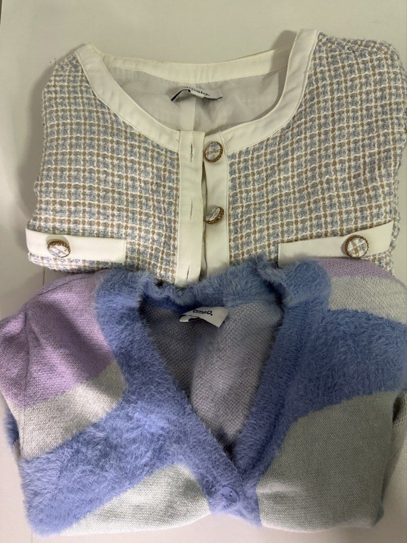 Cardigans (Category: Coats, Jackets and Outerwear) located in Singapore. Submitted by thepurplesky (Listing ID 1427979228, Image 1). Description: Both in very good condition & kept in bags to prevent furring $16 each ctb for any enquiries .