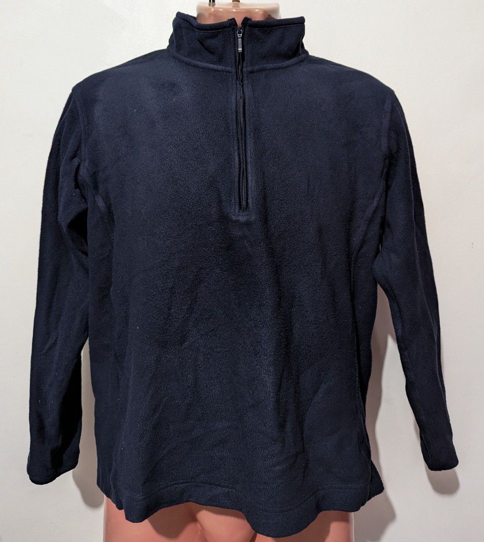 Uniqlo Jacket - M (Blue) (Category: Coats, Jackets and Outerwear) located in General Trias. Submitted by mervcorner (Listing ID 1427936554, Image 1). Description: Unisex Jacket (Blue) Brand: Uniqlo Size: Medium Turtle Neck Half-Zipper Seldom use. Presentable. For winter, casual and formal wear. Pwede pang baguio or tagaytay. RFS: Decluttering Item Location: General Trias, Cavite Delivery thru lalamove (at buyer's expense) Contact 09918984245 if i