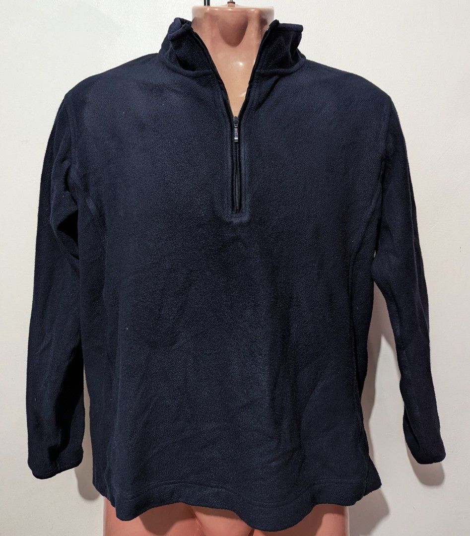 Uniqlo Jacket - M (Blue) (Category: Coats, Jackets and Outerwear) located in General Trias. Submitted by mervcorner (Listing ID 1427936554, Image 2). Description: Unisex Jacket (Blue) Brand: Uniqlo Size: Medium Turtle Neck Half-Zipper Seldom use. Presentable. For winter, casual and formal wear. Pwede pang baguio or tagaytay. RFS: Decluttering Item Location: General Trias, Cavite Delivery thru lalamove (at buyer's expense) Contact 09918984245 if i