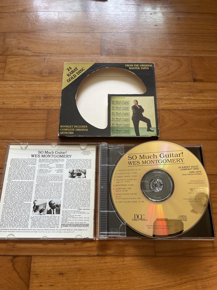 (24K Gold) Audiophile DCC Wes Montgomery - So Much Guitar! CD, Hobbies ...