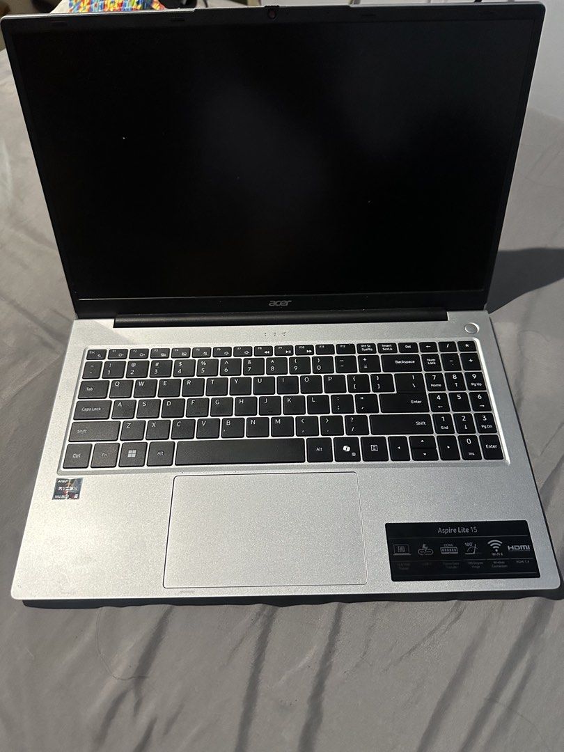 Acer aspire lite 15 ryzen 5 (Category: Laptops & Notebooks) located in Caloocan City. Submitted by twicebutnicethings (Listing ID 1428169107, Image 2). Description: Complete with box and charger with bag Operating System: Windows 11 Home Processor: AMD Ryzen 5 7430U (6 core, 12 thread) Memory: 8GB DDR4 RAM Storage: 512GB NVMe SSD Display : 15.6inch FHD (1920x1080) Display Display Screen Type: LCD Display Screen Technology ComfyView (Matte) Twiste