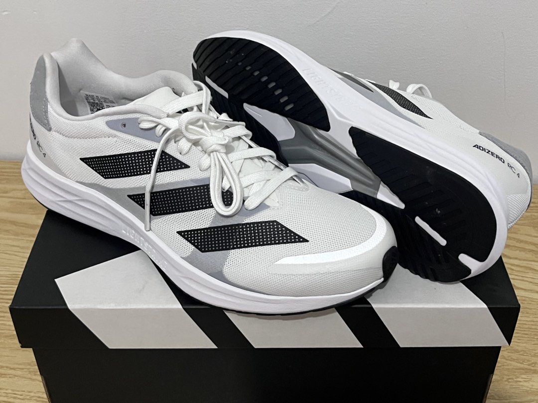 Adidas Adizero RC 4 (Original) (Category: Sneakers) located in Quezon City. Submitted by edurbansky_09 (Listing ID 1428216265, Image 3). Description: Brandnew Adidas Adizero RC 4 Size: 8.5 Men’s Color : White Purchase: Adidas Store Marikina RFS: Too many shoes Please don’t hesitate to inquire about the shoes.