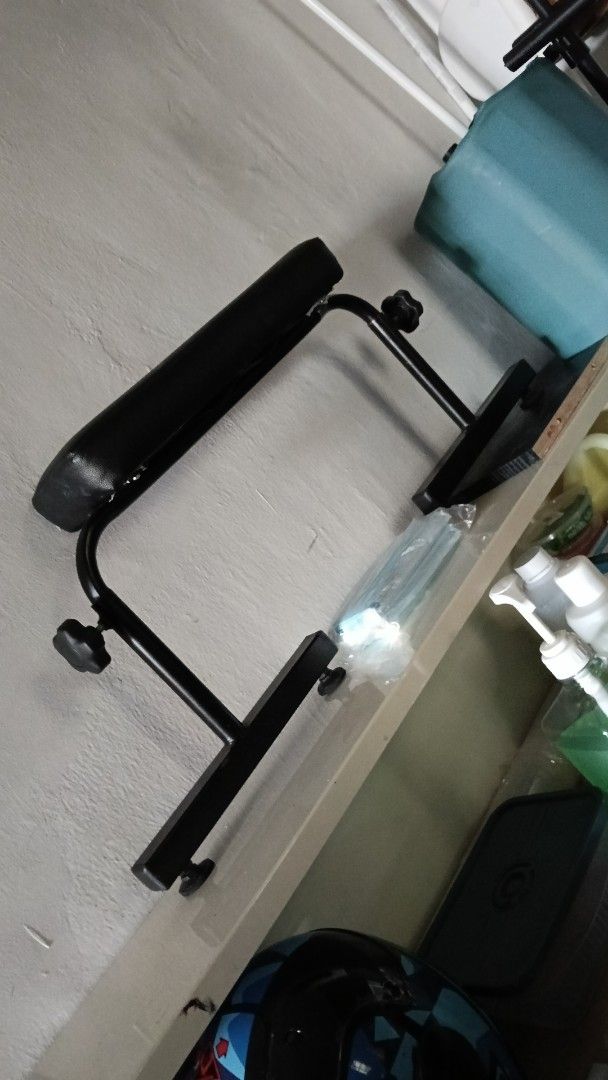 Adjustable Exercise Bench (Category: Cardio & Fitness Machines) located in Kuala Lumpur. Submitted by nurulloai (Listing ID 1428116587, Image 1). Description: Adjustable exercise bench is perfect for home workouts. It features a padded seat and backrest for comfort. The bench has adjustable settings to target different muscle groups. It's a great addition to any home gym setup..