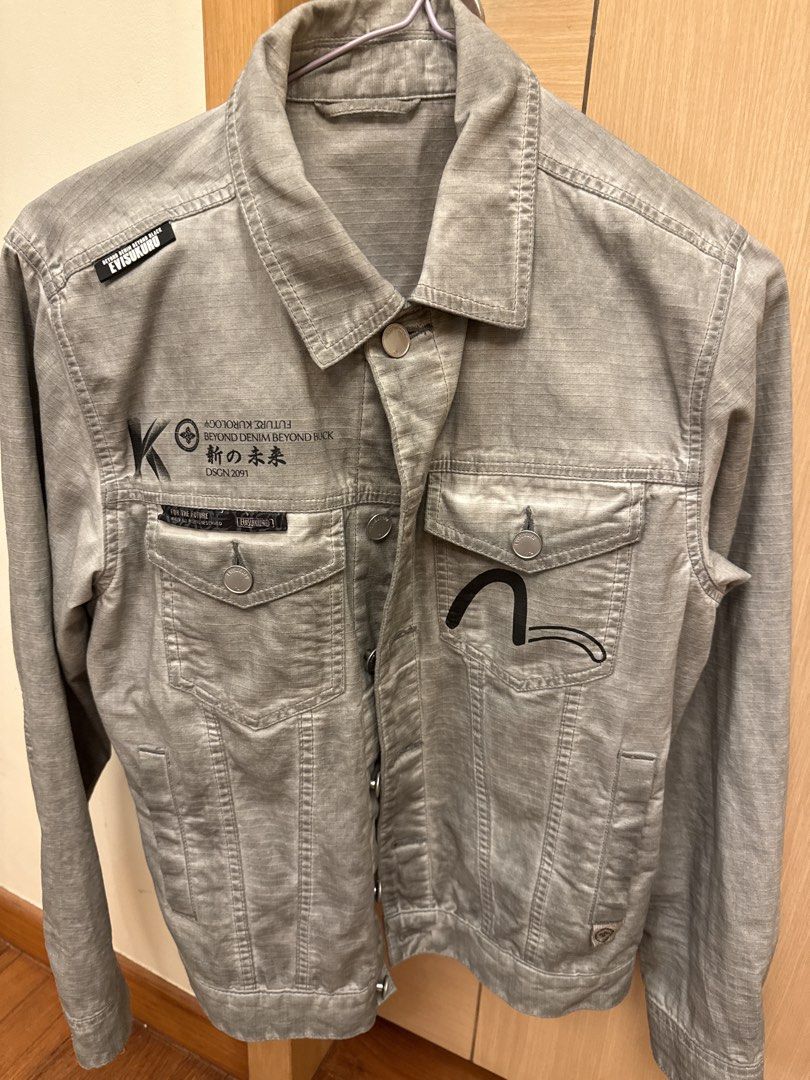 Evisu Jacket size S (Category: Coats, Jackets and Outerwear) located in Singapore. Submitted by phuturie (Listing ID 1428217521, Image 1). Description: Evisu jacket size S Very new .