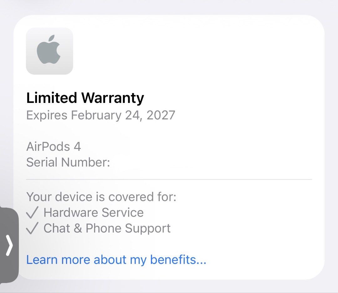 AirPods 4 (Category: Earphones) located in Manila. Submitted by riatheworld (Listing ID 1428212524, Image 3). Description: wts lfb airpods 4 non anc ₊˚⊹ᰔ ₱4.5k. 𐙚 buds are original with box 𐙚 under limited warranty. 𐙚 meetup at guadalupe mrt station. ౨ৎ˖ ࣪⊹ rfs: replacement charging case, used only twice will swith back sa wired ones. 𖤐 loc: makati..