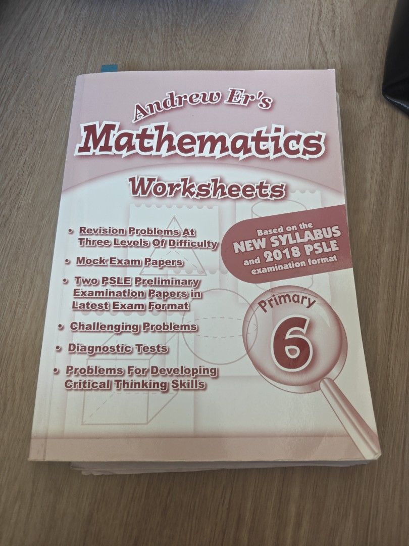 Andrew Er's Mathematics Worksheets - Primary 6, Hobbies & Toys, Books ...