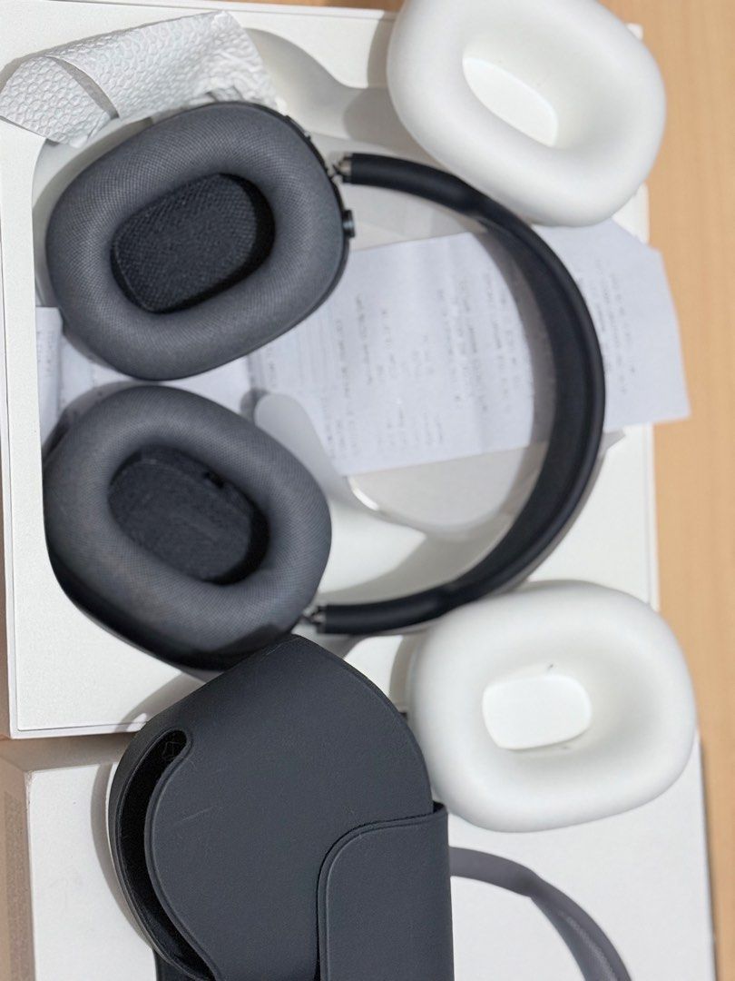 Apple AirPods Max 2- Space Gray (Category: Headphones & Headsets) located in Mandaluyong City. Submitted by mjessa (Listing ID 1428207586, Image 1). Description: Apple AirPods Max in Space Gray. Includes the original box, ear cushions, and Smart Case. The headphones are visible in the images. Receipts is also included. Preferred to use my earpods.