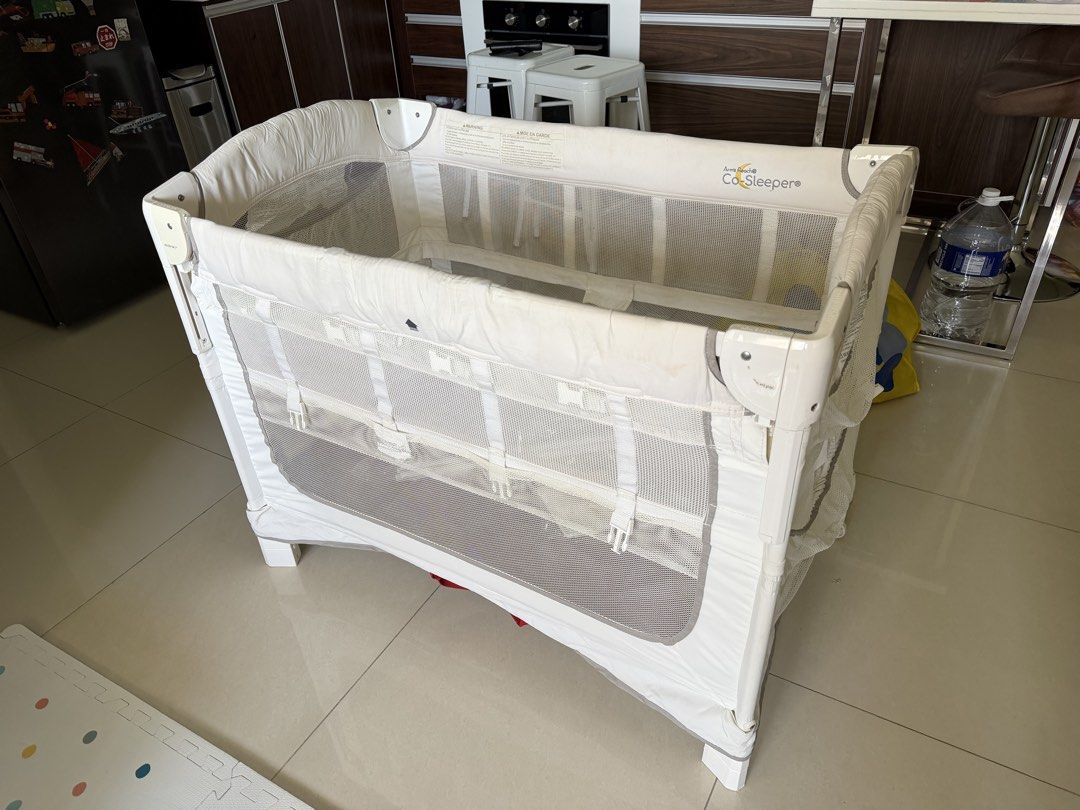 ARMS REACH CO SLEEPER CRIB/ PEN (Category: Cots & Cribs) located in Manila. Submitted by carriesend34393 (Listing ID 1428232278, Image 1). Description: Beautiful arms reach co sleeper! Bought at rustans shang rila.. no major issues no rips and no stains, beautiful color, comes complete and can send a video of the item. Original price was 20thousand.