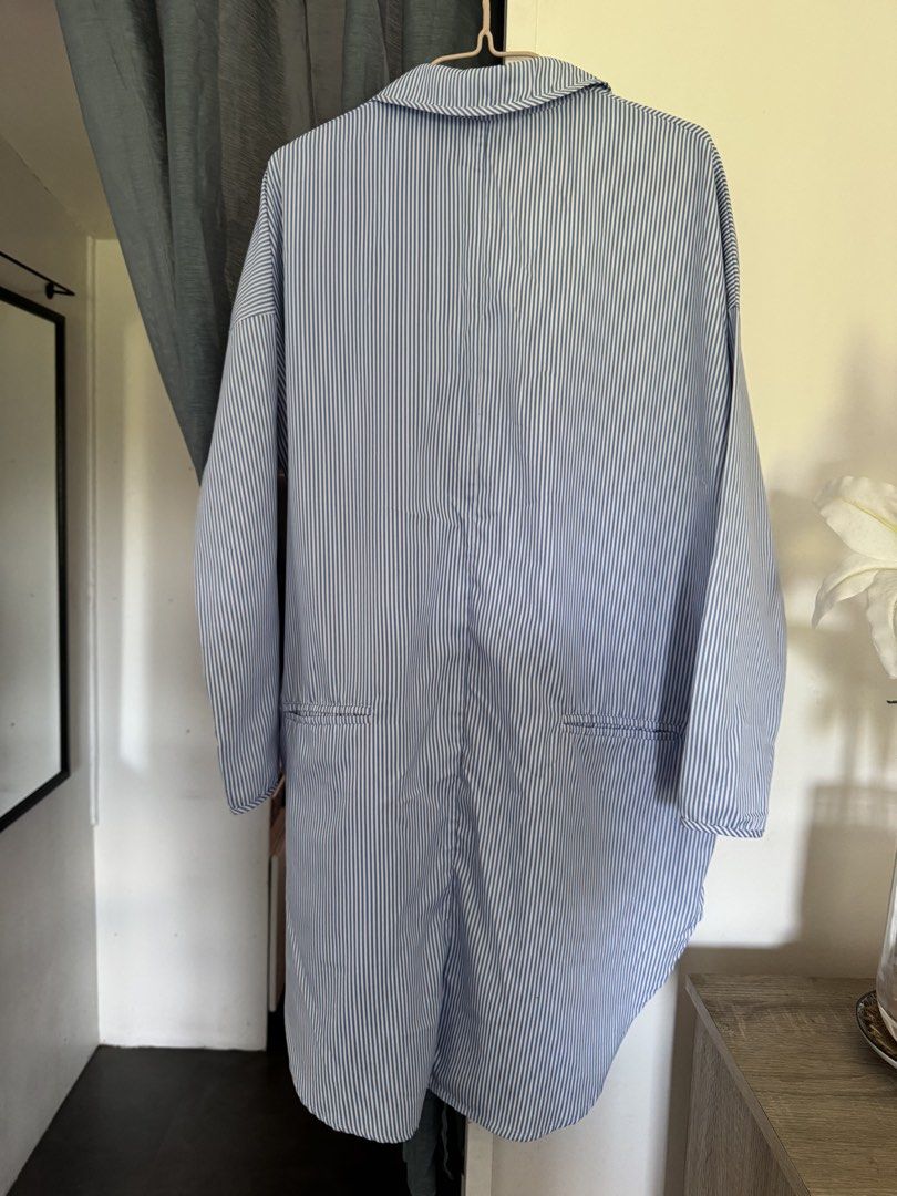 Blue Striped Long Sleeve Shirt (Category: Dresses) located in Dasmarinas. Submitted by Seri_Mae (Listing ID 1428132150, Image 2). Description: .