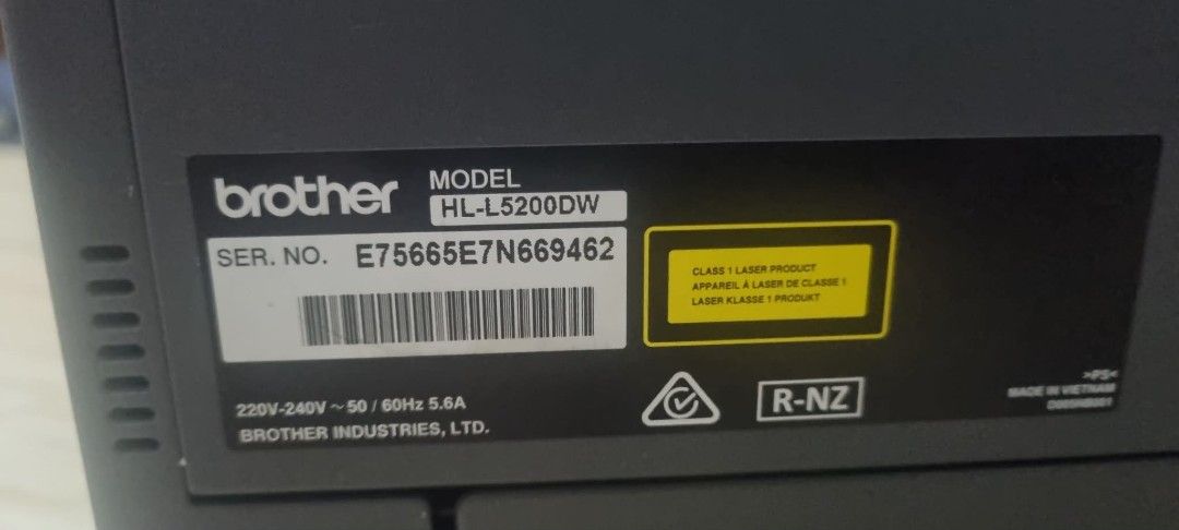Brother HL-L5200DW Laser Printer (Category: Printers, Scanners & Copiers) located in Quezon City. Submitted by jammatriano (Listing ID 1428127745, Image 2). Description: Meet up any mrt station, sm megamall or lalamove. Bought for 25000 selling for 8k only. Neg for sure buyer Key Features of the HL-L5200DW: Performance: Fast printing up to 42 pages per minute (ppm). Printing: Automatic 2-sided (duplex) printing. Connectivity: Wireless 802.11b/g/n
