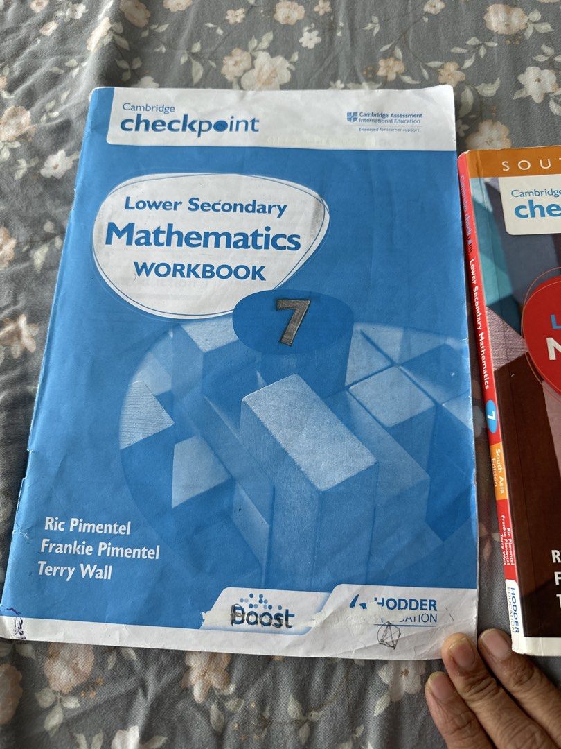 Cambridge Checkpoint Lower Secondary Mathematics Workbook 7, Hobbies ...