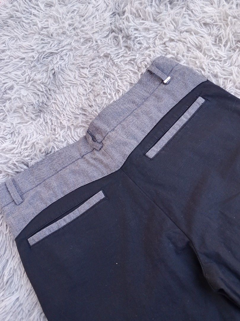 CHRISTIAN DIOR pants (Category: Luxury Apparel) located in Bulacan. Submitted by letsfindukaywithme (Listing ID 1428097469, Image 2). Description: Christian Dior Pants size 31 length: 42 black gray color way like new no issue +sf payment first ship via J&T.