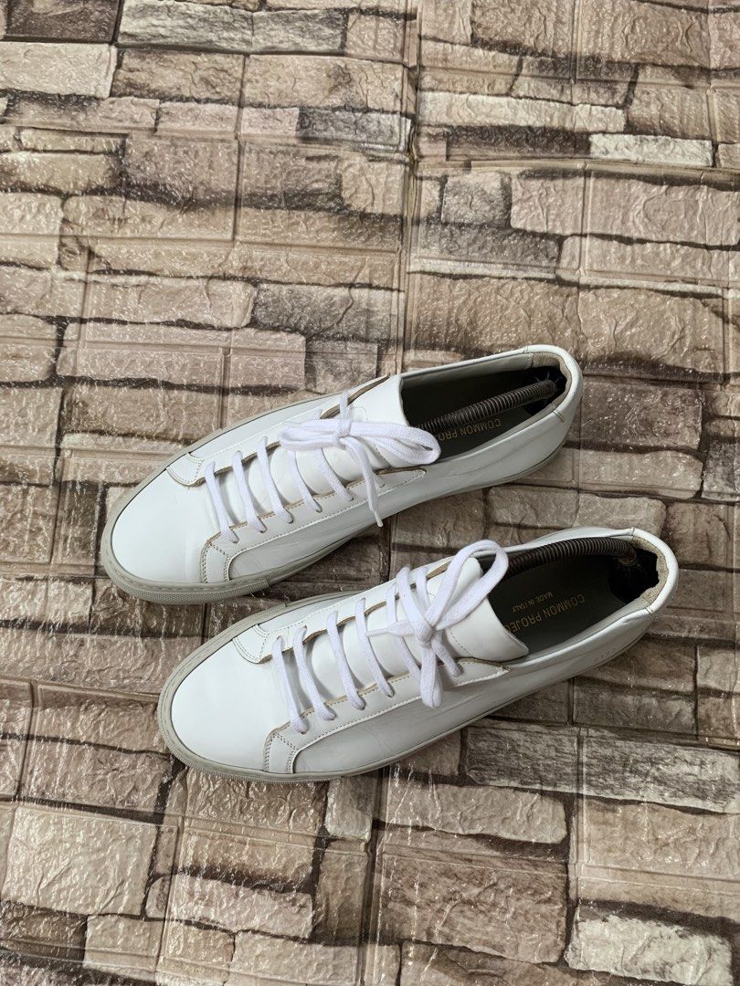 Common Project (Category: Sneakers) located in Cebu City. Submitted by helufattyyy (Listing ID 1428229221, Image 3). Description: Common Project Achilles Low Made in italy Preloved With Out Box Actual size 11.5 Tapemeasure Cm 31 Good as new No issues 5500 + ship Location Cebu City No cop/Cod Pm.