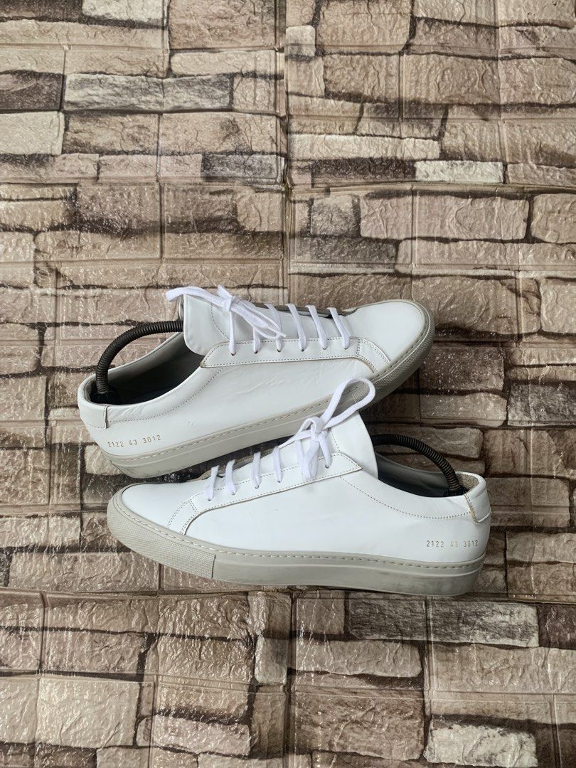 Common Project (Category: Sneakers) located in Cebu City. Submitted by helufattyyy (Listing ID 1428229221, Image 2). Description: Common Project Achilles Low Made in italy Preloved With Out Box Actual size 11.5 Tapemeasure Cm 31 Good as new No issues 5500 + ship Location Cebu City No cop/Cod Pm.