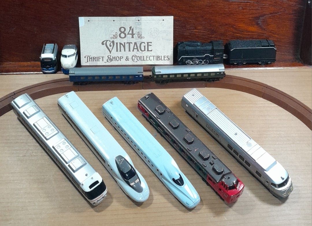 Die-cast Collectible Trains (Category: Vehicle & Diecast Models) located in Las Pinas. Submitted by 84vintage (Listing ID 1428227163, Image 2). Description: TAKE ALL! Die-cast big collectible trains with small freebie trains that also looks detailed. Sold as is parin. Great for gifts and are collectible. Actual photos posted. Please examine them carefully as they are part of the description. --📌 MUST READ Before Dealing with us 📌-- ⚠️Price is p