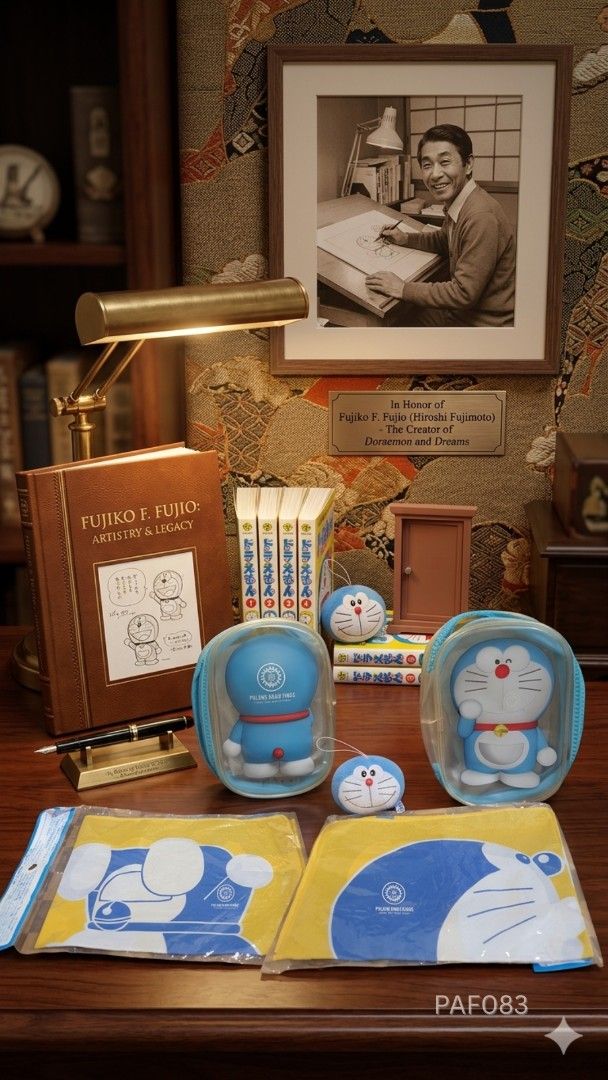 Doraemon Bundle (Category: Character Goods) located in Cebu City. Submitted by pulangarawfinds (Listing ID 1428253259, Image 1). Description: - Doraemon Bundle - Includes: case, keychain plush, and towel - Features Doraemon design - Perfect for collectors or gifts.