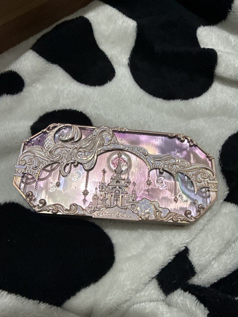 Flower Knows Moonlight Mermaid Eyeshadow Palette (Category: Makeup) located in Baguio. Submitted by caieane (Listing ID 1428200717, Image 2). Description: Barely used. Still have the box. Shade: 02 Celestial Castle RFS: I have similar shades.
