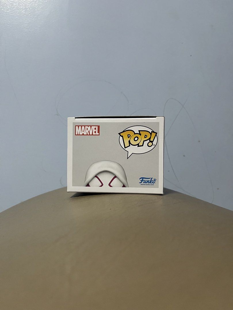 Funko Pop! Spider-Man: Spider-Gwen #1224 (Category: Designer & Blind Box Toys) located in Daet. Submitted by funko_rens (Listing ID 1428144655, Image 3). Description: The Funko Pop! Spider-Gwen #1224 is a 2023 vinyl figure from the Spider-Man: Across the Spider-Verse collection. It features Gwen Stacy in her white, teal, and magenta suit without her hood, standing roughly 3.75 inches tall in a dynamic pose. .
