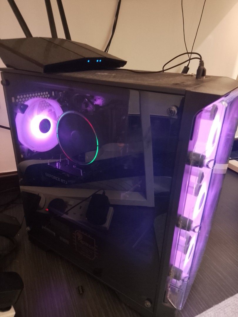 Gaming PC with RTX 3060 and RGB Fans413265271488532481