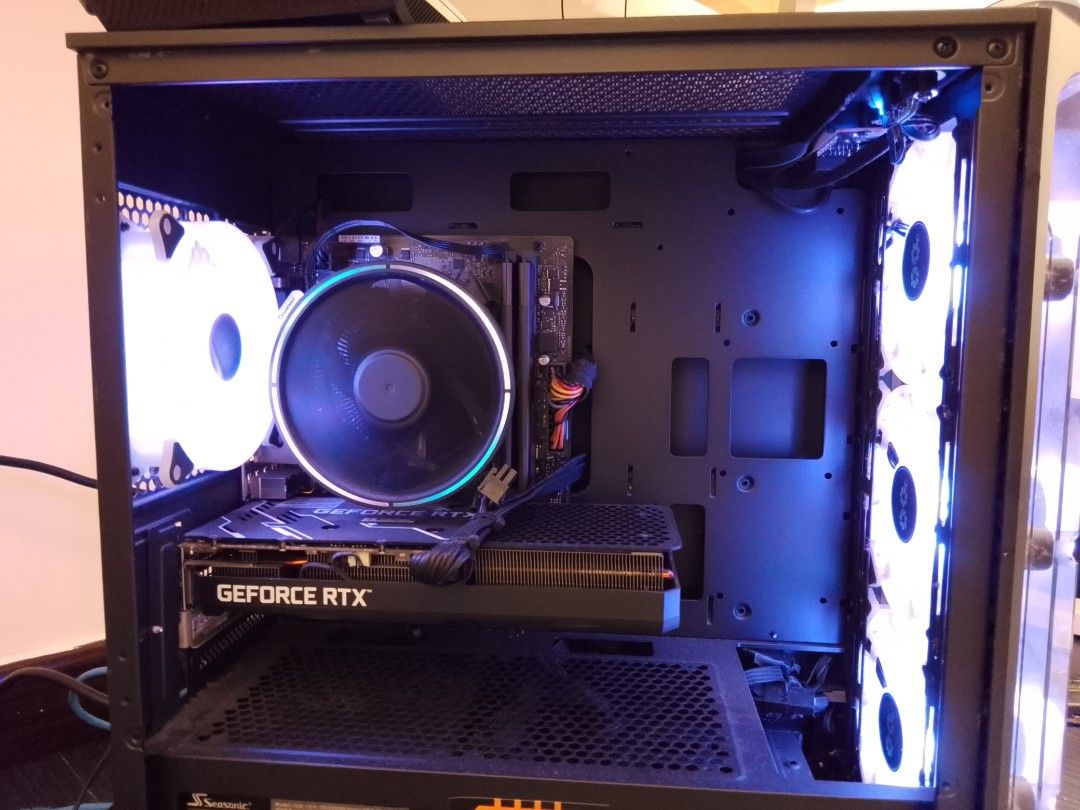Gaming PC with RTX 3060 and RGB Fans413265271488532482