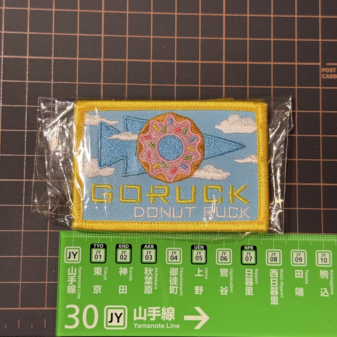 GORUCK Donut Ruck 2025 morale patch, Men's Fashion, Bags, Backpacks on ...