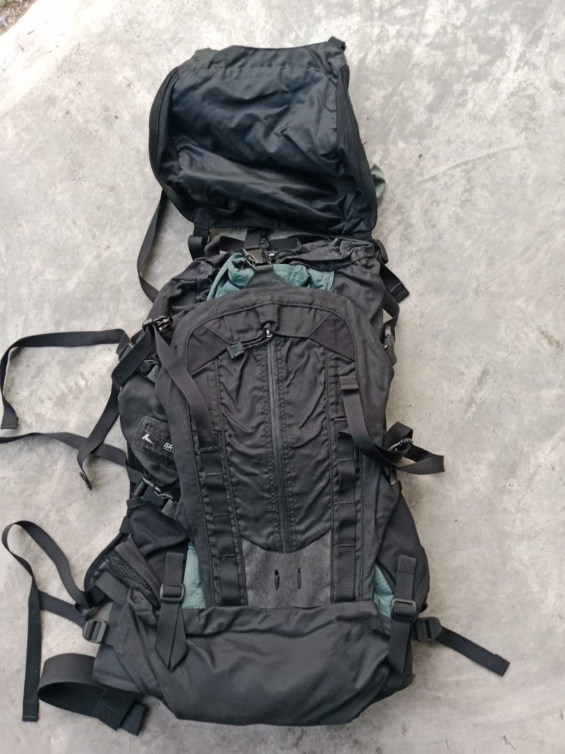Gregory Backpack (Category: Backpacks) located in Kuala Lumpur. Submitted by muhammadaz84838 (Listing ID 1428255665, Image 2). Description: Black Gregory backpack with multiple compartments and adjustable straps. Padding design very comfortable sesuai untuk hiking camping Karrimor The North Face Deuter Lafuma Petzl La Sportiva Lowe Alpine semoga owner baru jaga dengan baik.