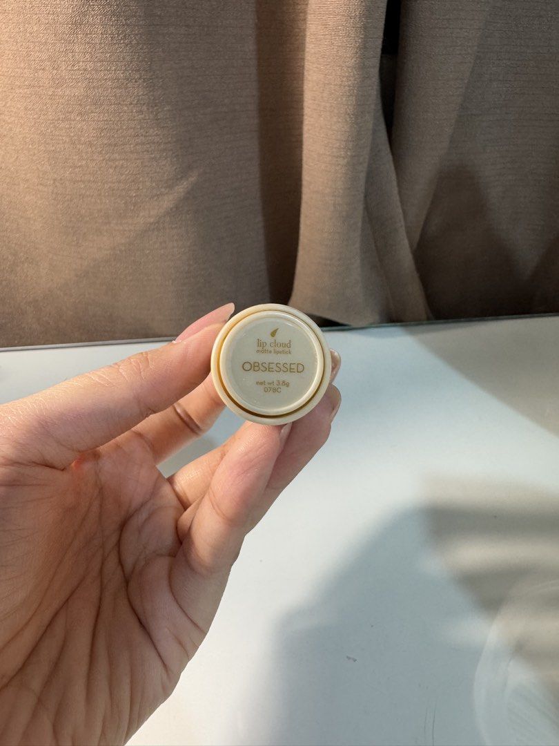 Happy Skin Lip Cloud Lipstick shade Obsessed (Category: Makeup) located in Santo Tomas. Submitted by heyallysa (Listing ID 1428226146, Image 2). Description: Used twice Like new (disinfected using Kurin water and UV light).