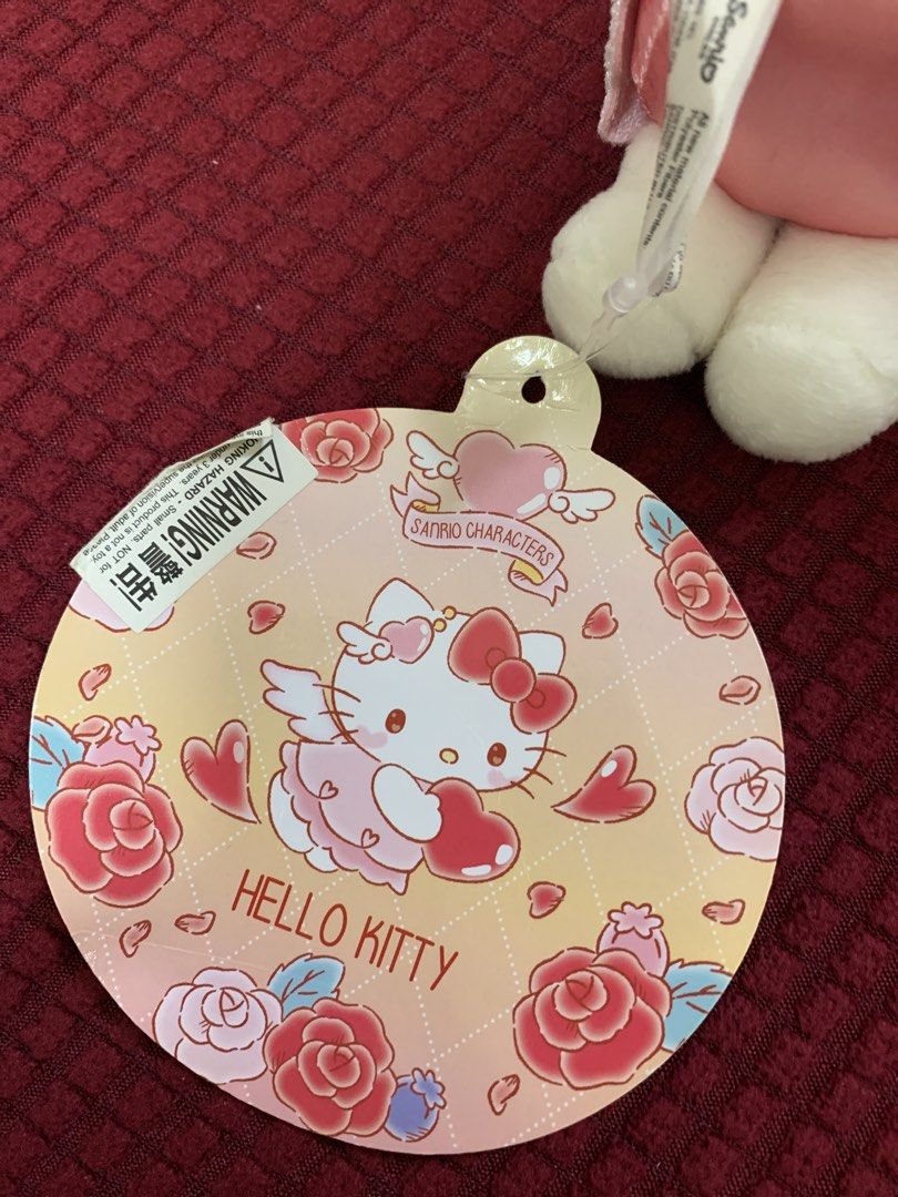 HelloKitty 天使公仔 （分類：絨毛玩具）位於 Hong Kong。 由 owo0676 提交（商品編號 1428185775，圖片 4）。簡介： Hello Kitty愛心天使公仔全新有吊牌 原價$208 現以$125售出 車公廟地鐵站/順豐 。