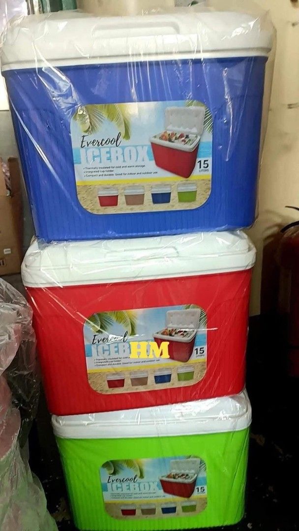 Ice Box cooler (Category: Food Organization & Storage) located in Manila. Submitted by haideshop (Listing ID 1428208299, Image 2). Description: Ice box 8L 750 15L 950 30L 1200.