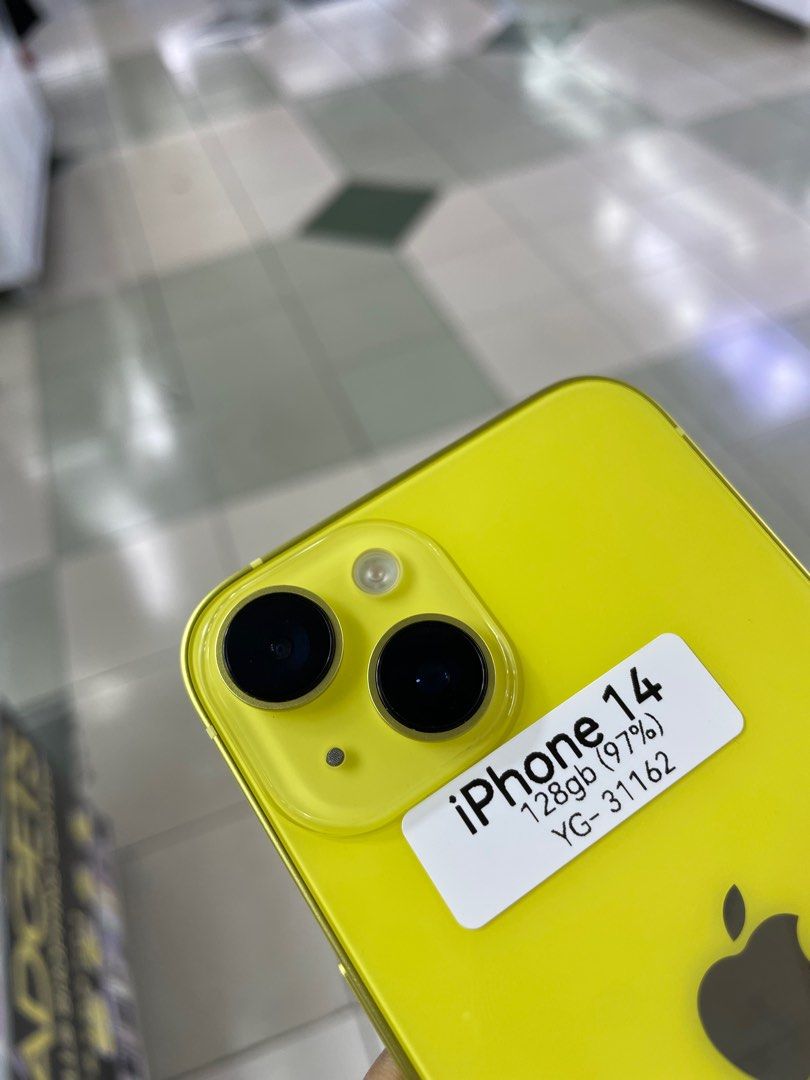 iPhone 14 128gb 97% bh ntc openline no issue (Category: iPhone 14 Series) located in Manila. Submitted by benshop. (Listing ID 1428221062, Image 2). Description: ON HAND | TRADE/SWAP BenShop Price : 22,000 php ▫️On hand: iPhone 14 plus ▫️128gb ▫️Openline/Factory unlocked ▫️Deep purple ▫️97% Batt health ▫️Ntc Local Variant ▫️All Features Working INCLUSIONS & FREEBIES: *CHARGER SET *CLEAR CASE *TEMPERED GLASS MODE OF TRANSACTION: ▫️ STORE PICK UP (