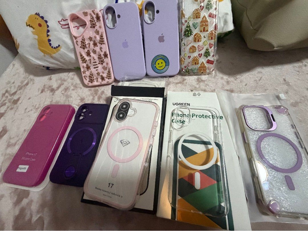 9.9 Sale Rush Iphone 17 case (Category: Cases & Sleeves) located in Morong. Submitted by Kaycer00 (Listing ID 1428165347, Image 1). Description: Selling my Iphone 17 cases in bundle not individual. Some of them are like new some are used but not abused it still looks good and 3 of them is brandnew, I have branded 1 ugreen clear magnetic case. All looks good at walng sira. Selling it low since bundle naman. Total overall cost around 2k plus Fixed 
