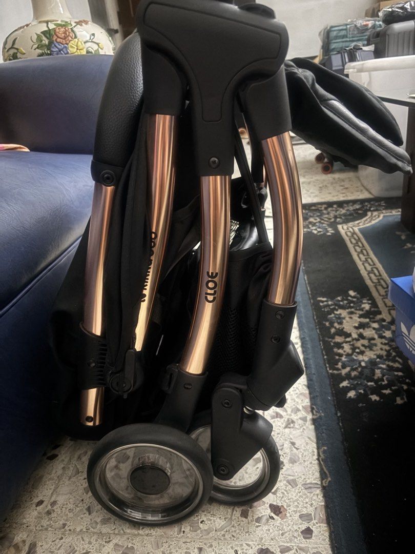 Kikkaboo cloe (Category: Strollers) located in Pasig City. Submitted by hypefitters (Listing ID 1428252662, Image 3). Description: Hardly used since we have 2 other strollers Can be used from newborn up to 22kg 5 point harness 360 rotation of front wheels Lightweight aluminum frame One hand folding system Can fully recline.
