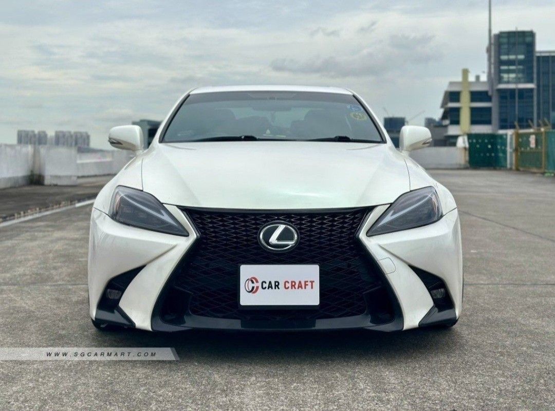 Lexus IS250 2.5 Premium Moonroof (A) (Category: Used Cars) located in Singapore. Submitted by sd0204 (Listing ID 1428161267, Image 1). Description: 2.5L V6 Beauty with 205HP -New 4IS Vland headlights -Forged Carbon Streering -Full Sound Svstem -New Android Plaver -Full Custom Bodykit Many More ,Beautifully done and maintained. *RARE MR model* ROADTAX RENEWED All wear and tear done up with receipts Serious Buvers , No DEALERS.