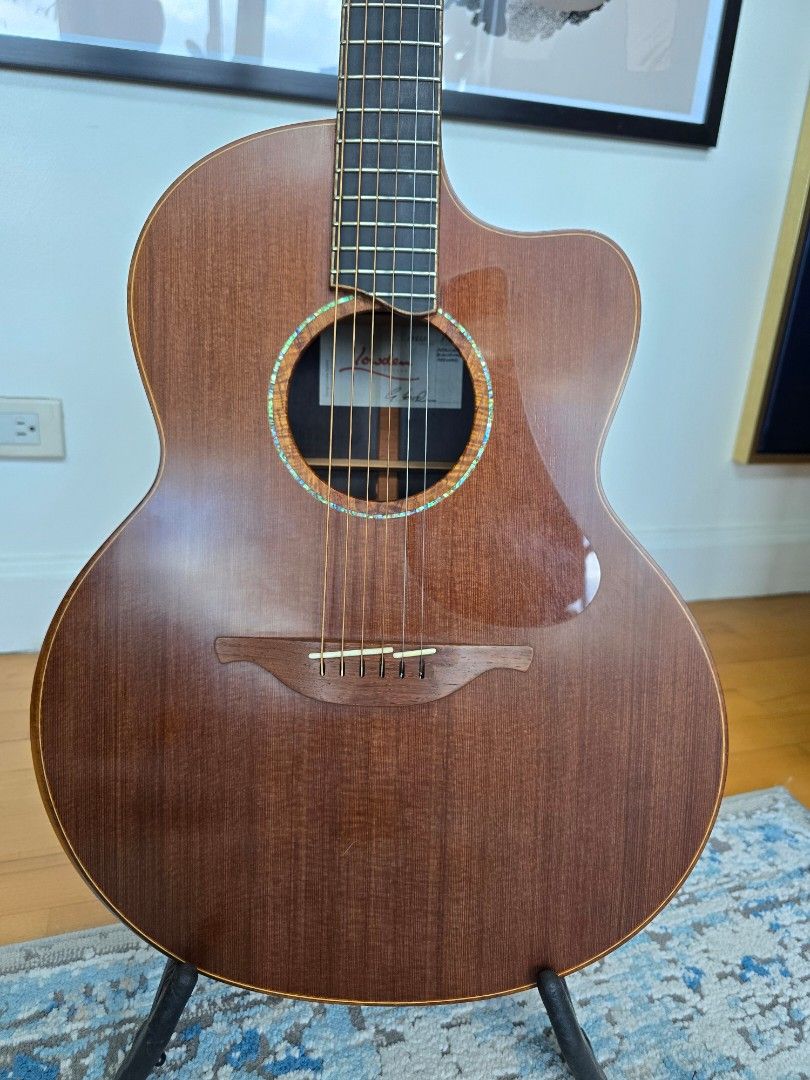 Lowden F50C Acoustic Guitar (Category: Musical Instruments) located in Makati City. Submitted by johnpalomo (Listing ID 1428221945, Image 2). Description: Available till marked sold. Selling this fantastic Lowden Guitar. Super rare top of the line model with exotic woods. Made in Ireland. Great for all styles. Sounds amazing with finger style but also suitable for flat picking. Near mint condition Frets have lots of life recently setup with mediu
