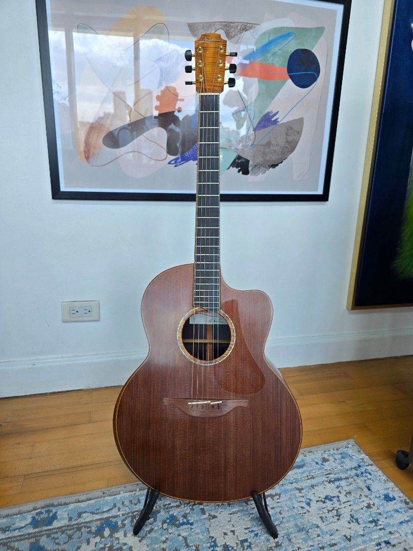 Lowden F50C Acoustic Guitar (Category: Musical Instruments) located in Makati City. Submitted by johnpalomo (Listing ID 1428221945, Image 1). Description: Available till marked sold. Selling this fantastic Lowden Guitar. Super rare top of the line model with exotic woods. Made in Ireland. Great for all styles. Sounds amazing with finger style but also suitable for flat picking. Near mint condition Frets have lots of life recently setup with mediu