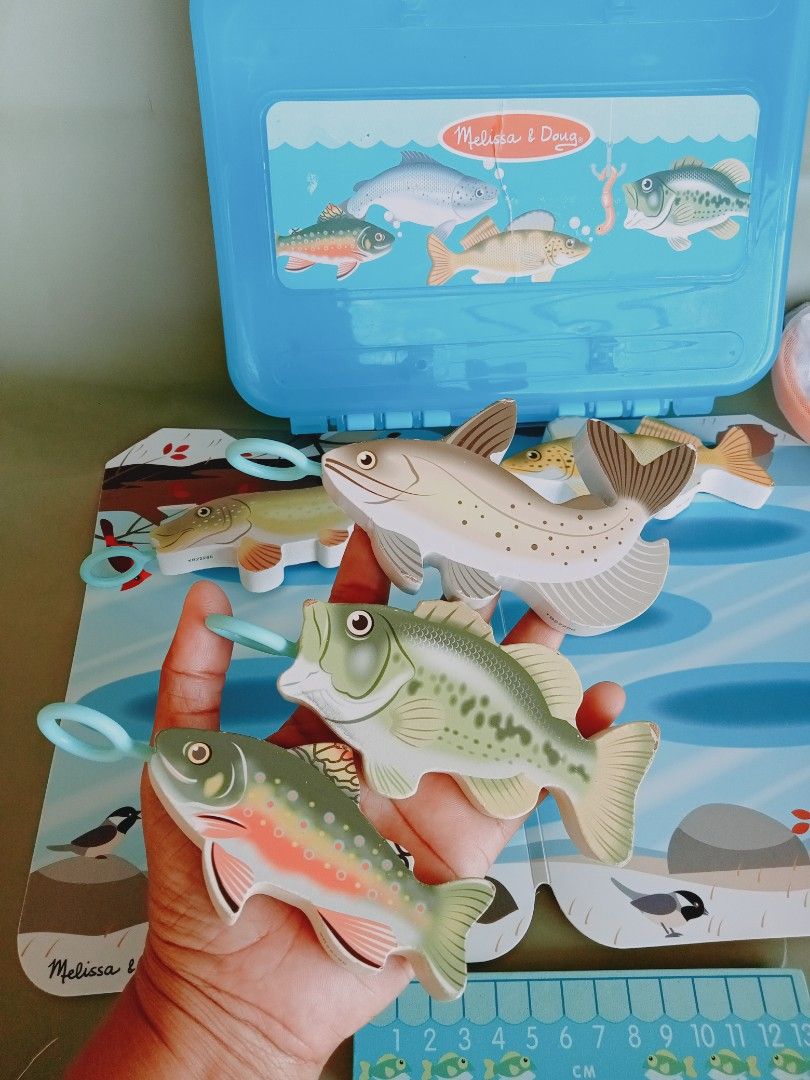 Melissa & Doug Catch & Count Fishing Game (Category: Educational & Learning Toys) located in Rosario. Submitted by elysedeclutter (Listing ID 1428227281, Image 2). Description: incomplete but playable.