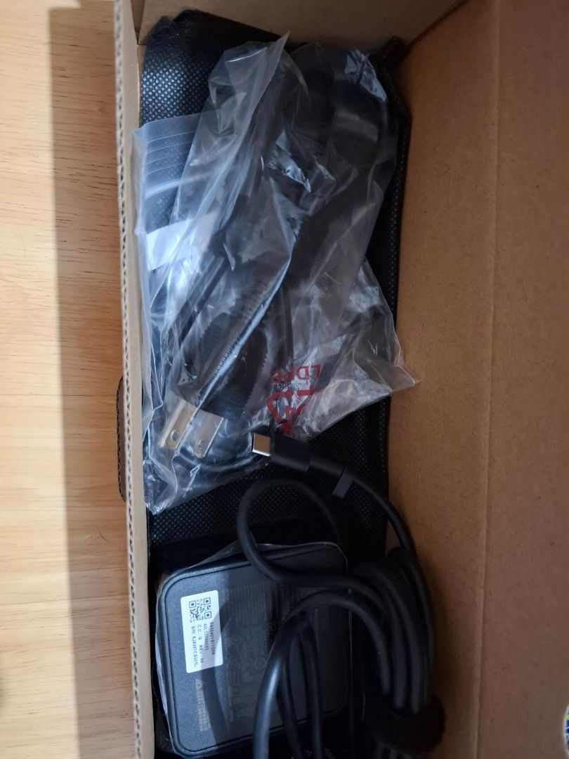 MSI laptop original AC Adapter Type C (Category: Cables & Adaptors) located in Manila. Submitted by danielatan (Listing ID 1428226312, Image 2). Description: original unused MSI laptop charger power output details in the pic provided.
