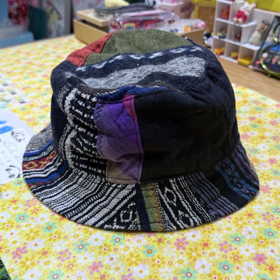 Patchwork Bucket Hat - Unique Design (Category: Hats & Beanies) located in Singapore. Submitted by fantasicjojo (Listing ID 1428201739, Image 1). Description: new.