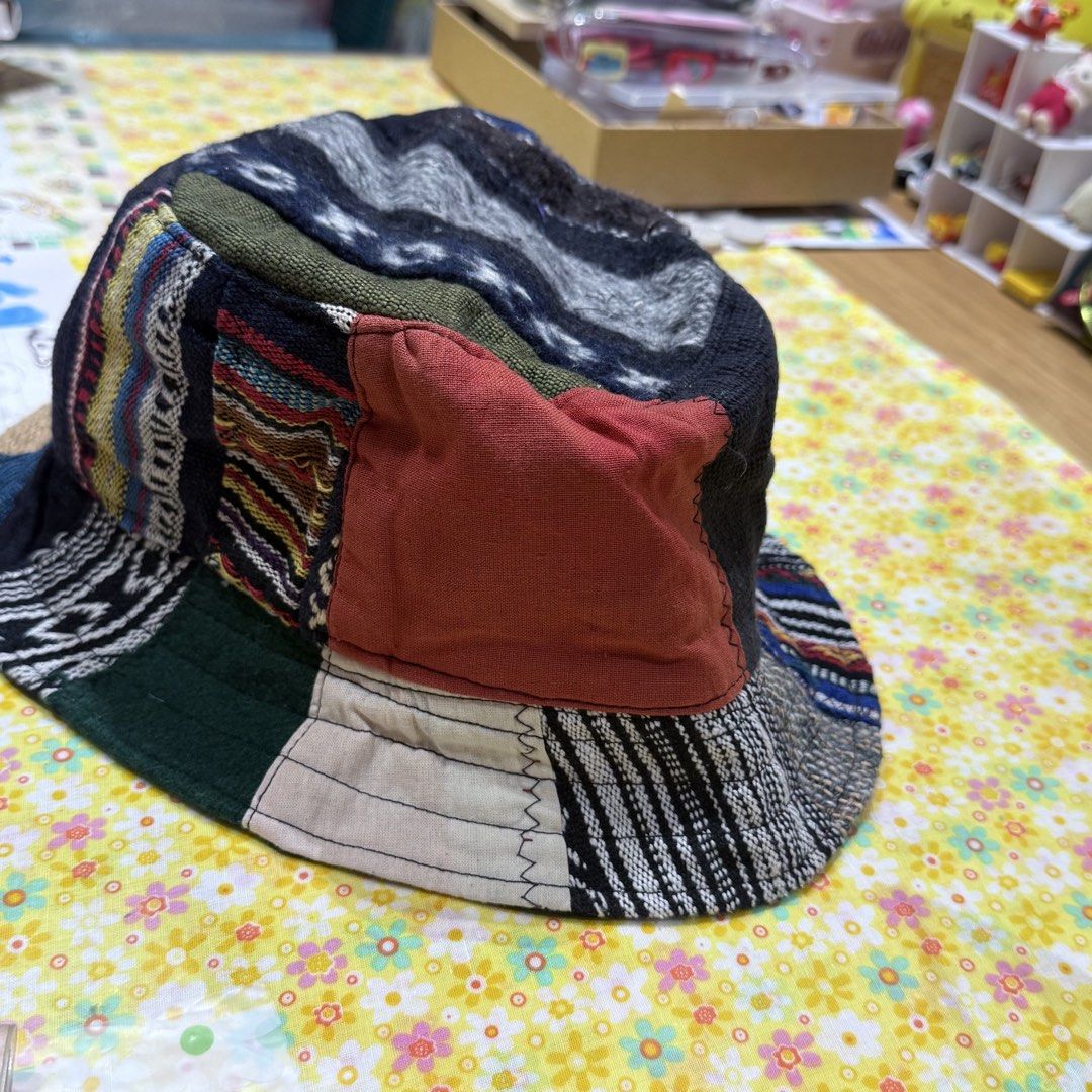 Patchwork Bucket Hat - Unique Design (Category: Hats & Beanies) located in Singapore. Submitted by fantasicjojo (Listing ID 1428201739, Image 3). Description: new.