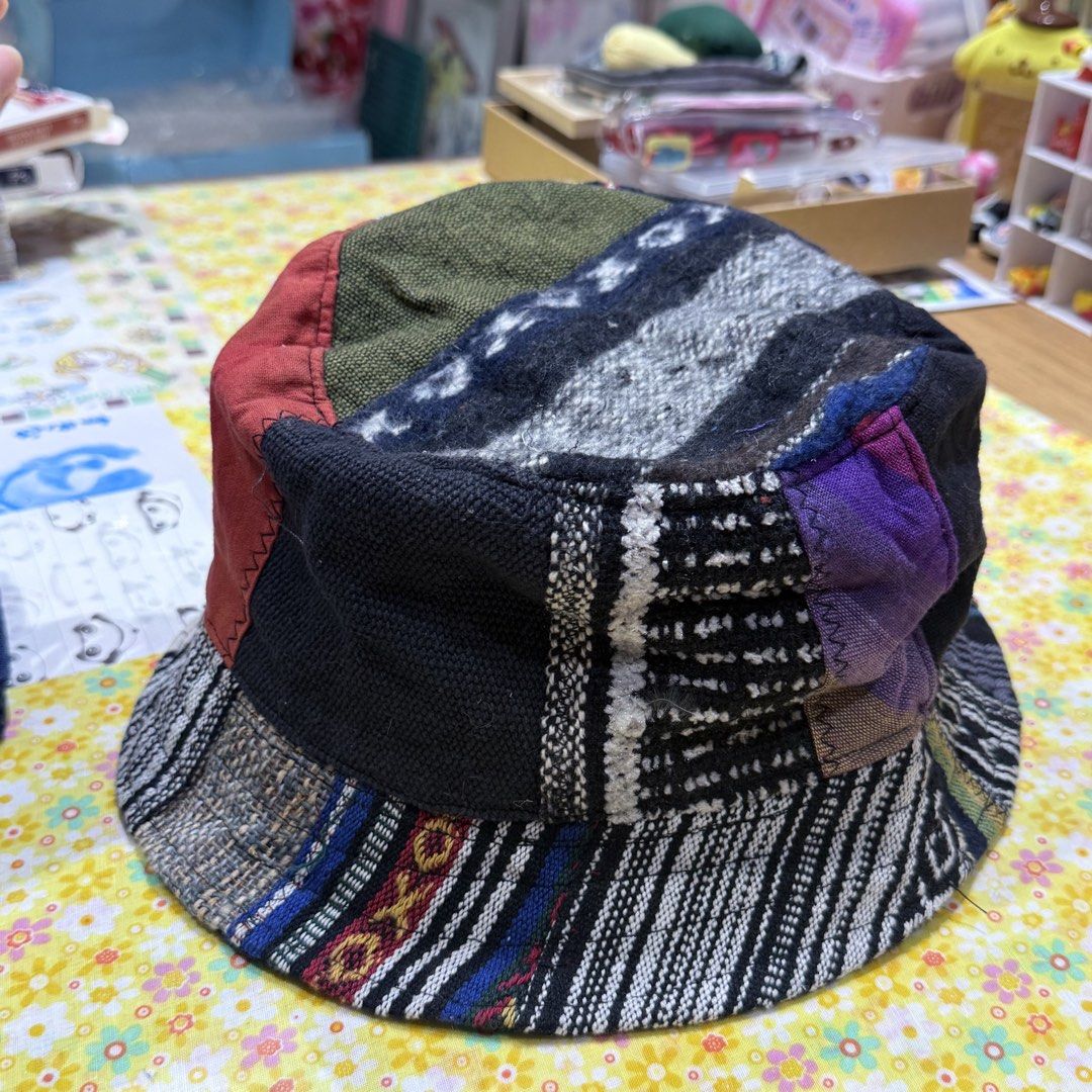 Patchwork Bucket Hat - Unique Design (Category: Hats & Beanies) located in Singapore. Submitted by fantasicjojo (Listing ID 1428201739, Image 2). Description: new.