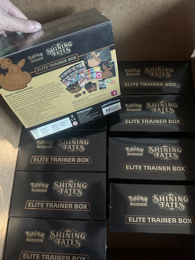 Pokemon Shining Fates ETB, Hobbies & Toys, Toys & Games on Carousell