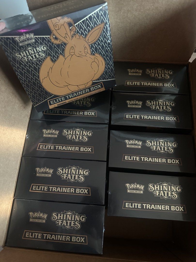 Pokemon Shining Fates ETB, Hobbies & Toys, Toys & Games on Carousell